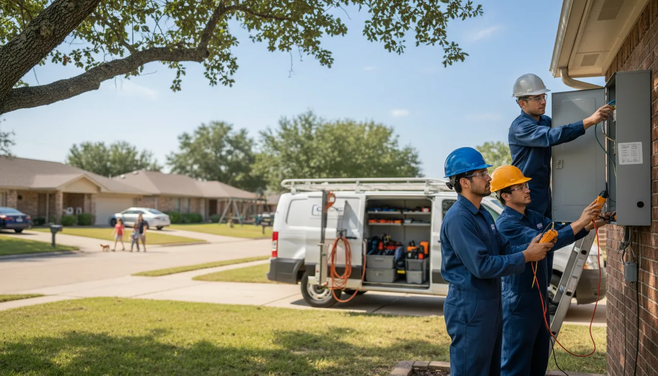 Certified electrician providing emergency electrical services in Genoa City, WI